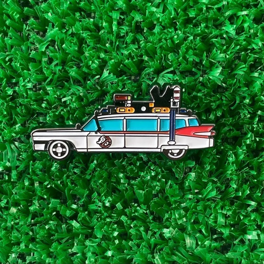 Ghostbusters Ectomobile Enamel Pin/ Brooch Lapel